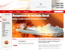 Tablet Screenshot of mangueirasrecol.com.br